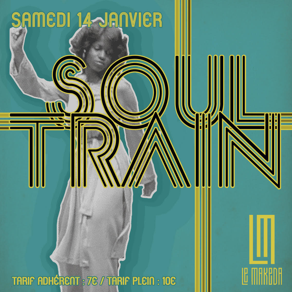 Soul Train 14 janvier 2023 Venez assister à la mythique soirée Soul Train le 14 janvier !