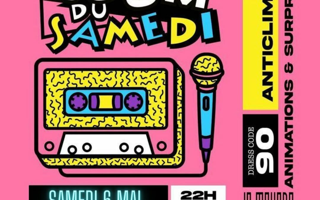 La Boum du Samedi w/ DJ ANTiCLiMAX