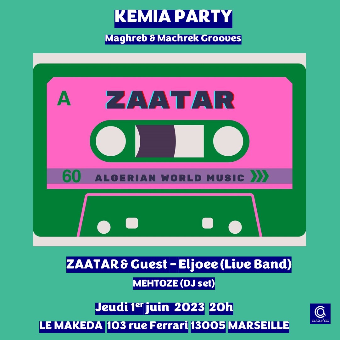Visuel KEMIA PARTY INSTA KEMIA PARTY 1er juin kemia party