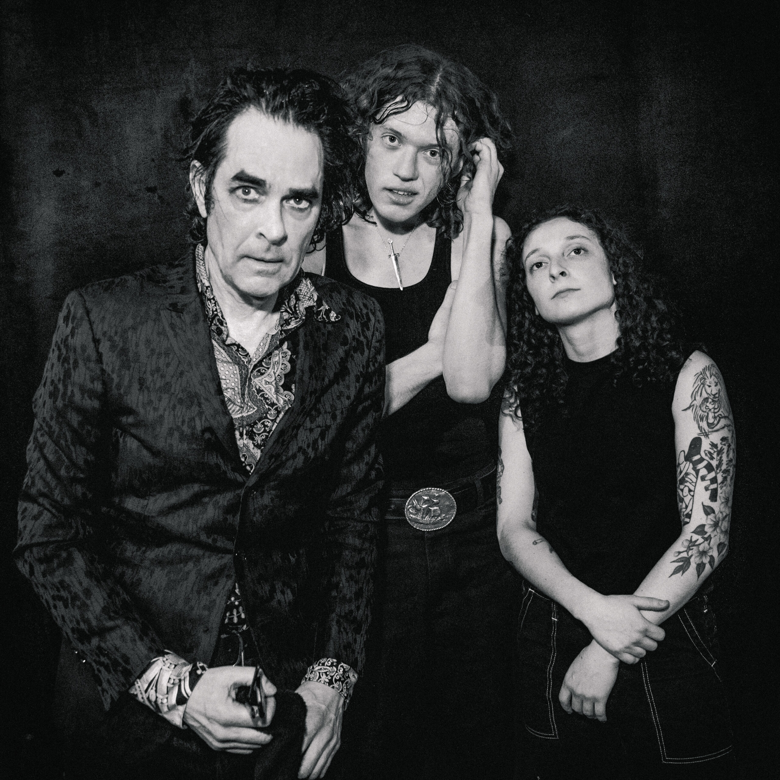 Jon Spencer, Spider Bowman, & Kendall Wind by Karla Moheno